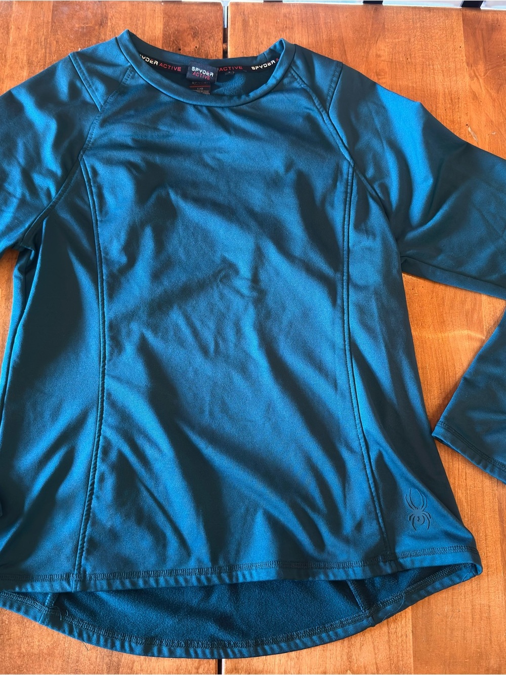 Spyder Teal Performance Long Sleeve Top